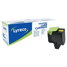 Toner LYRECO LEXMARK 70C2HY0 Gul produktbilde