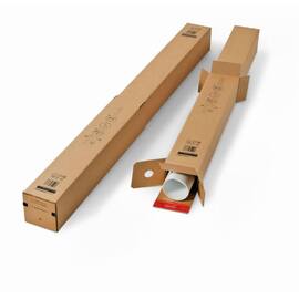 ColomPac Flexible Teleskop-Versandhülse mit Haftklebeverschluss, 1060x108x108mm, Braun, 10 Stück pro Packung, 2 Packungen Artikelbild