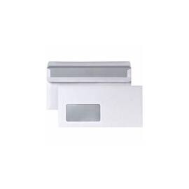 Lyreco Briefumschlag DIN lang, 220x110mm, Fenster links, 75 g/m², selbstklebend, weiß, 1000 Stück pro Packung Artikelbild