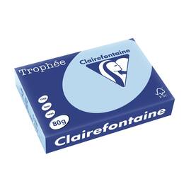 Clairefontaine Kopieringspapper A4 80g ohålat ljusblå produktfoto