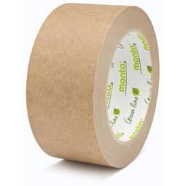 monta® Papierklebeband 841, Packband, Klebeband, 50mmx50m, braun, 1 Rolle Artikelbild