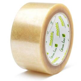 monta® Packband Biopack 860, PLA-Klebeband, 50mmx80m, transparent, 1 Rolle Artikelbild