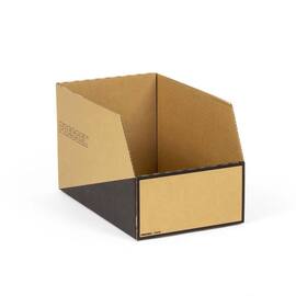 Pressel Lagersichtbox Natur/Schwarz, 400x240x235mm, 20 Stück (vorher Art.Nr. 94024) Artikelbild