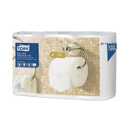 Tork Premium T4 Toilettenpapier mit Federprägung, 4-lagig, 6 Rollen Artikelbild