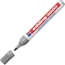 edding Permanent-Marker 3000, Rundspitze, Grau Artikelbild