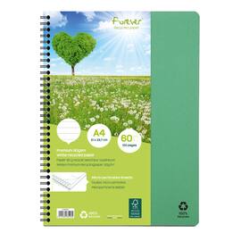 Spiralhefte FOREVER 90g 120 blad A4 lin produktbilde