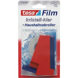 tesa® Tischabroller bis 19mmx33m, Klebebanddispenser, Klebebandabroller, rot/blau, 1 Stück Artikelbild