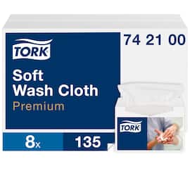 Vaskeklut TORK Premium 30x19 hvit (135) produktbilde