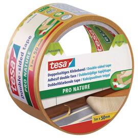 tesa® Doppelklebeband ECO FIXATION, Klebeband doppelseitig, 50mmx5m, braun, 1 Rolle Artikelbild