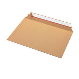 SUPRAWELL Karton-Versandtasche mit Querbefüllung und Haftklebeverschluss, 223x159x-60mm, braun, 25 Stück Artikelbild