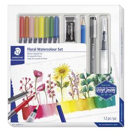 Tegnesett STAEDTLER Floral waterc. (12) produktbilde