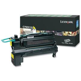 Toner LEXMARK C792X1YG 20K gul produktbilde