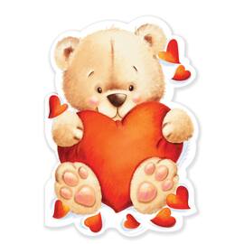 Gratulasjonskort L Teddy Love produktbilde