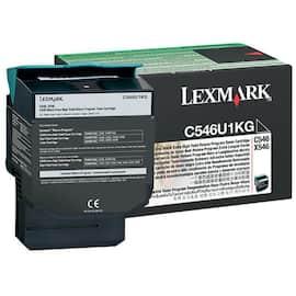 Lexmark Toner C546U1KG, svart, singelförpackning produktfoto