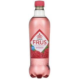 Mineralvann Farris Frus bringebær 0,5L produktbilde
