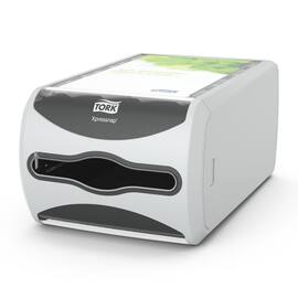 Tork Dispenser Xpressnap plast två lägen grå 145 x 191 x 307 mm produktfoto
