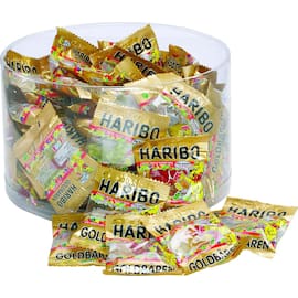 HARIBO Goldbären Fruchtgummi 100 Minibeutel in der Dose, 980g Artikelbild