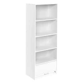 deNord Design Skåp jalusi 4-plan 800x400x2130 vit produktfoto