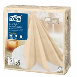 Serviett TORK linstyle 39cm krem (50) produktbilde