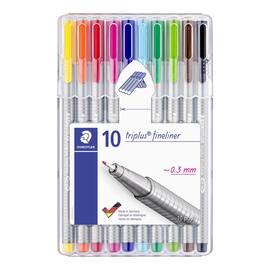 Fineliner STAEDTLER Triplus ass (10) produktbilde
