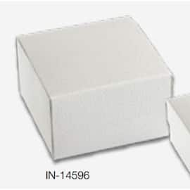 Inca Klappdeckelschachtel, Faltschachtel, strukturierte Oberfläche, 100x100x60mm, weiß, 10 Stück Artikelbild