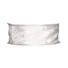 Uni Plus Lyon Geschenkband, creme, schmal mit Drahtkante, 25 mm x 25 lfm, 1 Rolle Artikelbild