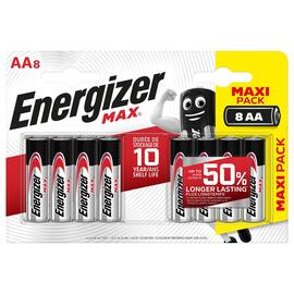 Energizer Batterien Max AA, Mignon, LR6, 8 Stück pro Packung Artikelbild