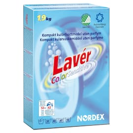 NORDEX Tvättmedel LAVÉR Color Sensitive 1,9 kg produktfoto