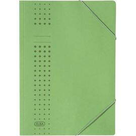 Elba Eckspannermappe Chic aus Recycling-Karton, Aktendeckel mit Gummizug, A4, 450g, grün, 1 Stück Artikelbild
