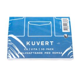 Emo Kuvert Konsument C6 Vit Remsa produktfoto
