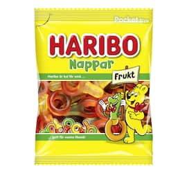 HARIBO Godis Nappar Frukt 80g produktfoto