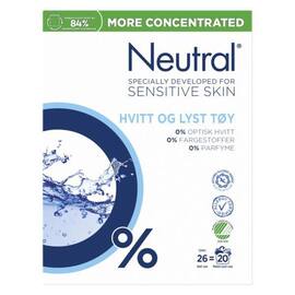 Tøyvask NEUTRAL Pulver Hvit 975g produktbilde