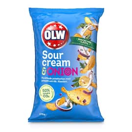 OLW Chips sourcream & onion 275g produktfoto