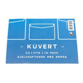 Emo Kuvert Konsument C5 Vit Remsa produktfoto