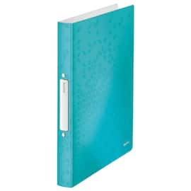 Leitz Ringbuch WOW, Ringmappe, A4, PP, 25mm, eisblau, 257x314x32mm, 1 Stück Artikelbild