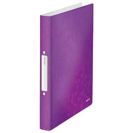 Leitz Ringbuch WOW, Ringmappe, A4, PP, 25mm, violett, 257x314x32mm, 1 Stück Artikelbild