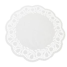 Tortenspitzen, Durchmesser 380mm, weiß, 250 Stück pro Packung Artikelbild