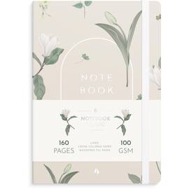 Notatbok BURDE Deluxe A5 floral produktbilde
