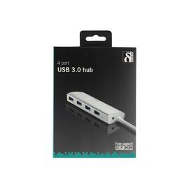 Kabel DELTACO USB 3.0 HUB 4xA 0,3m produktbilde