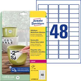 Etikett AVERY sterk avtag 45,7x21,2(960) produktbilde