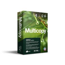 Multicopy Kopieringspapper Zero A4 80g hålat produktfoto