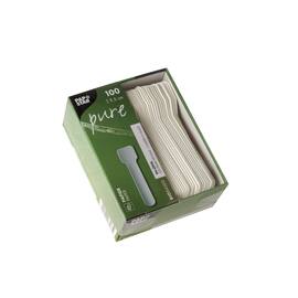 Isskje PURE papp 9,5cm hvit (100) produktbilde