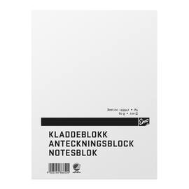 Kladdeblokk EMO A5 60g 100 blad ulinjert produktbilde