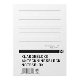 Kladdeblokk EMO A6 60g 100 blad linjer produktbilde