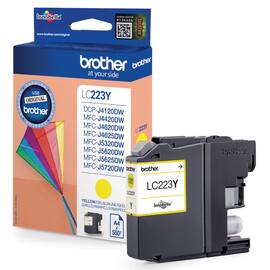 Blekk BROTHER LC223Y gul produktbilde