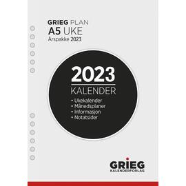 Årspakke GRIEG A5 2023 uke produktbilde