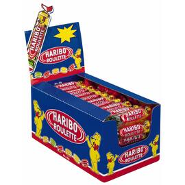 HARIBO Roulette Fruchtgummi, Gummizeug, Nascherei, 50 Stangen im Spenderkarton, 1 Packung Artikelbild