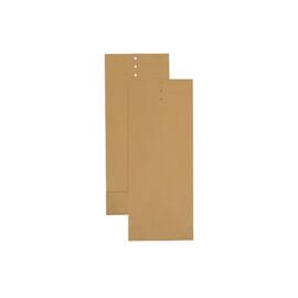 MAILmedia® Musterbeutel aus Kraftpapier, gerillt und gelocht, 120g, braun, 140x345mm, 250 Stück Artikelbild