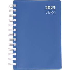 Dagbok GRIEG Libra plast 2023 blå produktbilde