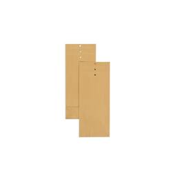 MAILmedia® Musterbeutel aus Kraftpapier, gerillt und gelocht, 120g, braun, 100x245mm, 250 Stück Artikelbild